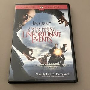 DVD Series of Unfortunate Events Movie Widescreen Jim Carrey Carey rated PG